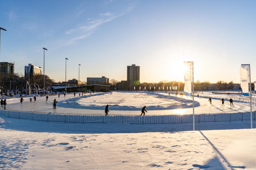 Skating on the Emera Oval