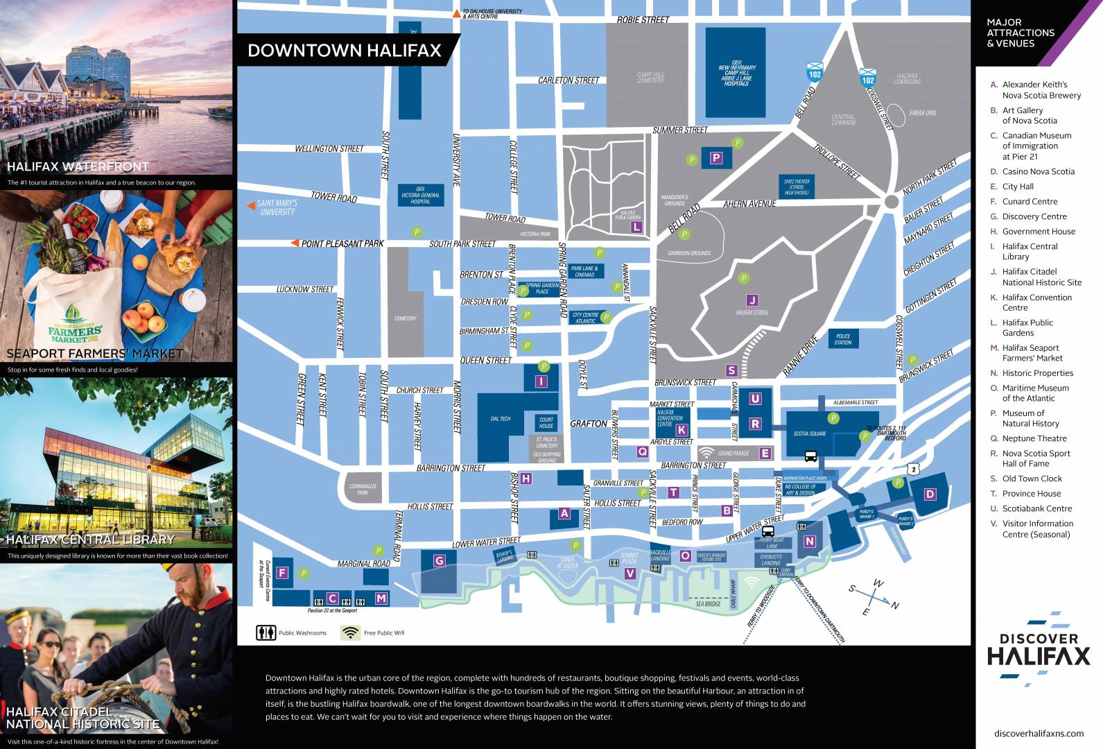 Discover Halifax Downtown Map Final 3 