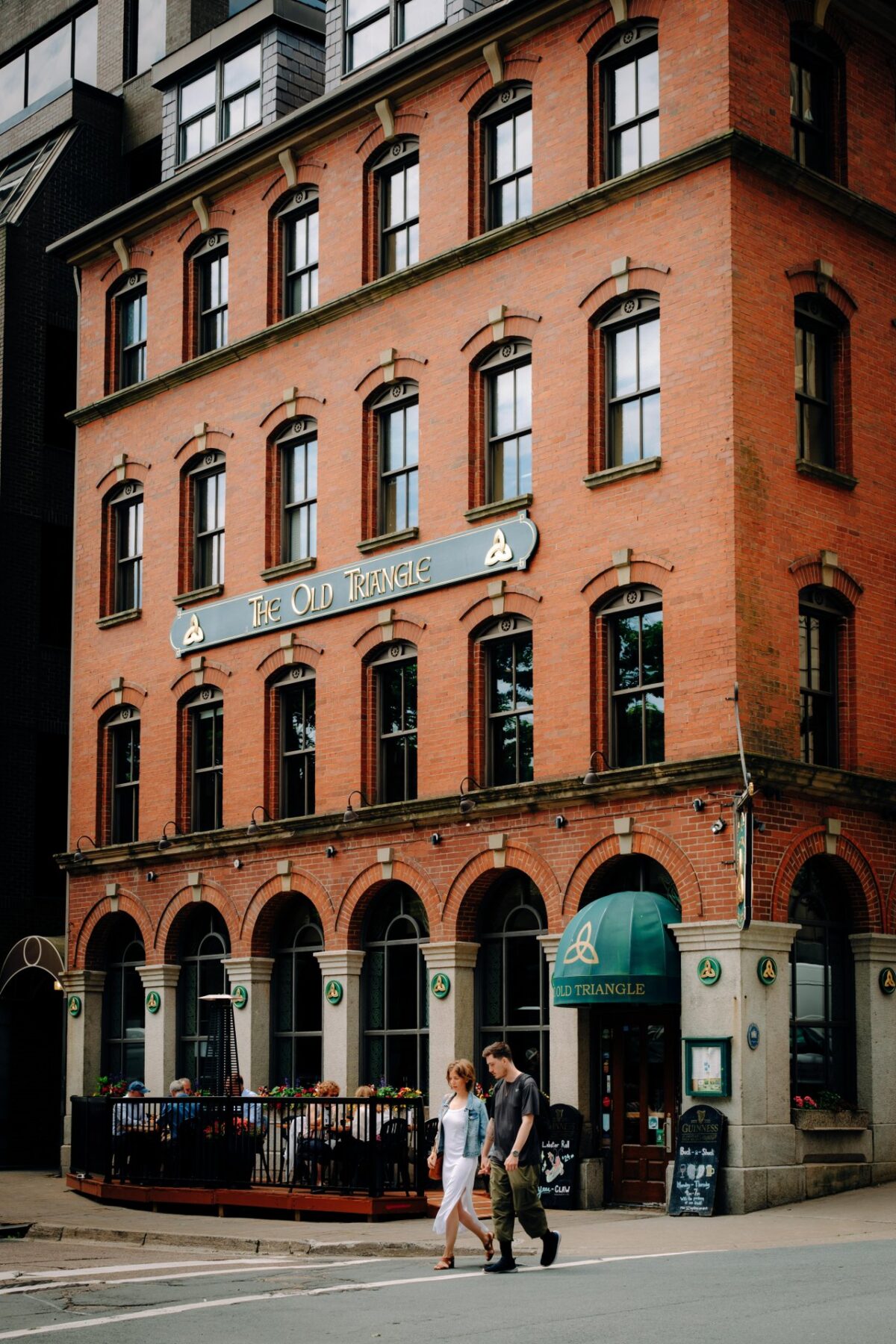 The exterior of The Old Triangle Irish Alehouse in Downtown Halifax