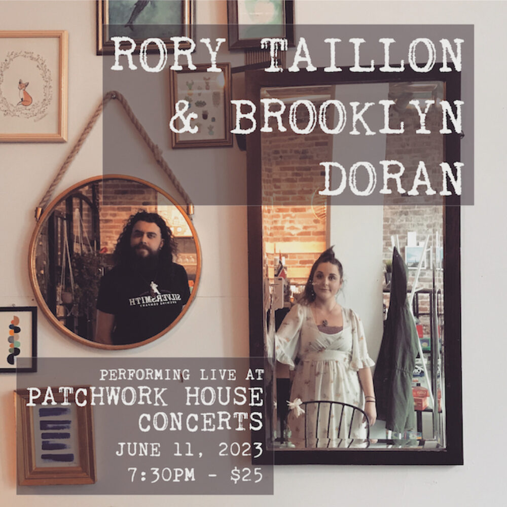 Rory Taillon and Brooklyn Doran at Patchwork House Concerts image