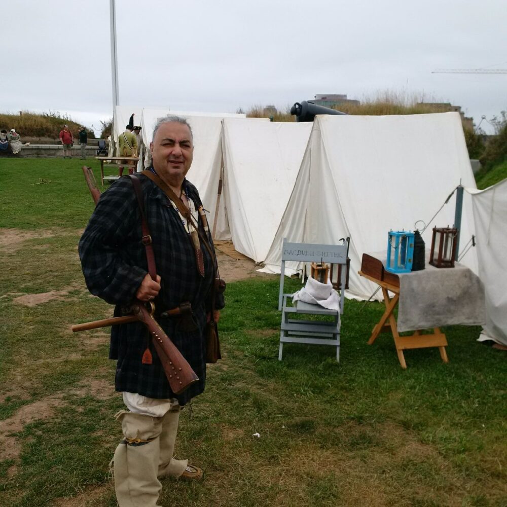 18th Century Revolutionary War Encampment at the Halifax Citadel image