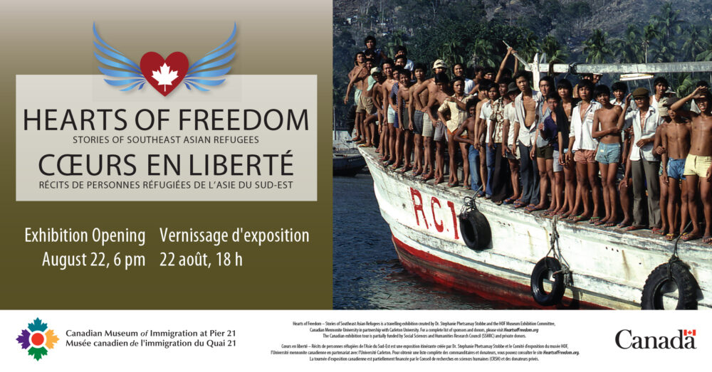 Hearts of Freedom Exhibition Opening image
