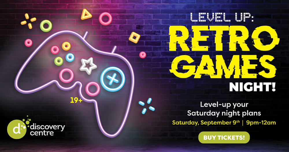 Level UP! 19+ Retro Games Night image