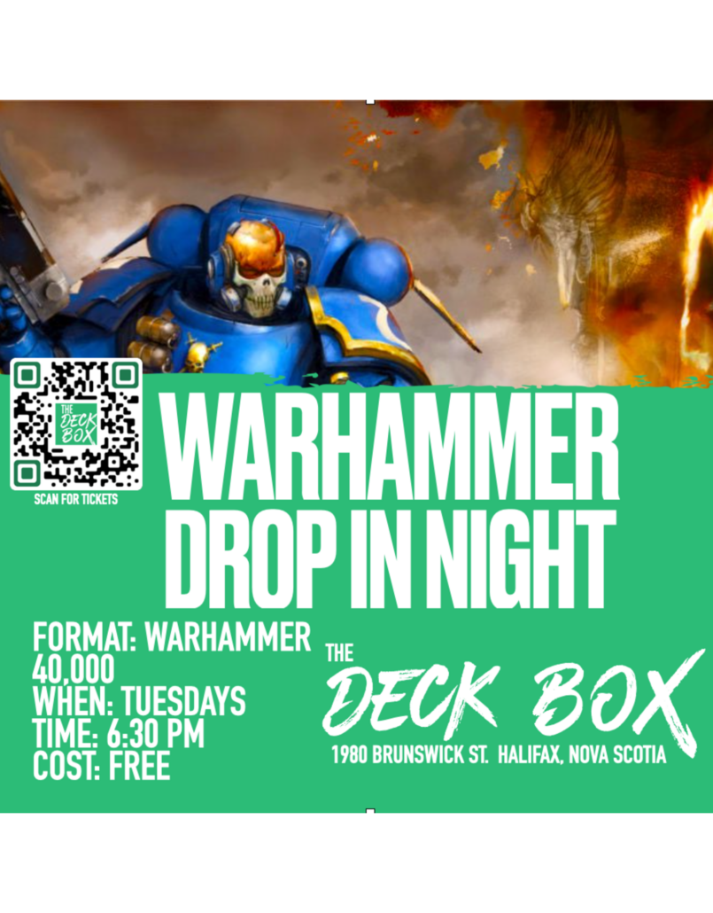 The Deck Box Masters Regional Tournament Warhammer 40K Discover Halifax