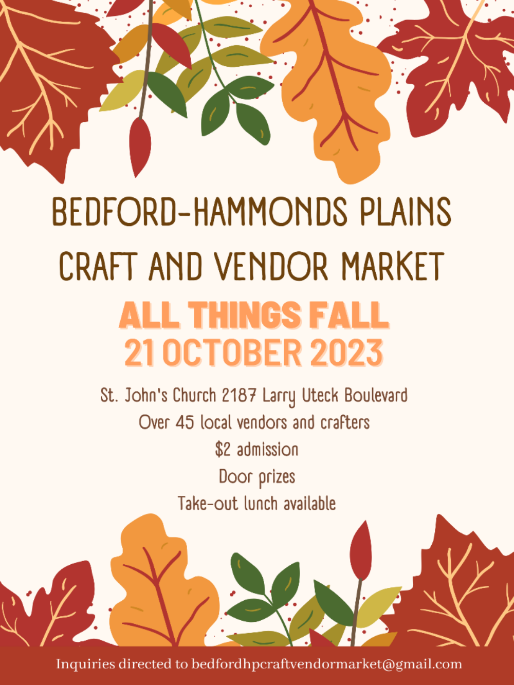 All Things Fall Bedford-Hammonds Plains Craft & Vendor Market image