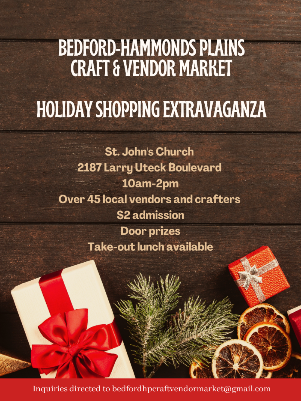 Holiday Shopping Extravaganza Bedford-Hammonds Plains Craft & Vendor Market image