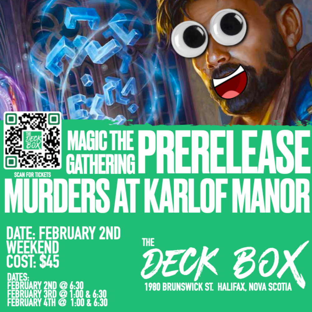 Magic the Gathering Prerelease - Murders at Karlof Manor image
