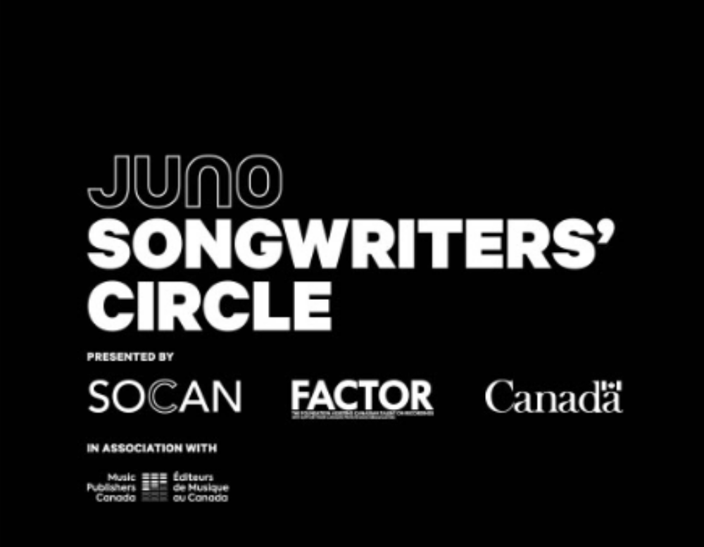 JUNOS Songwriters’ Circle Presented by SOCAN & FACTOR in association with Music Publishers Canada image