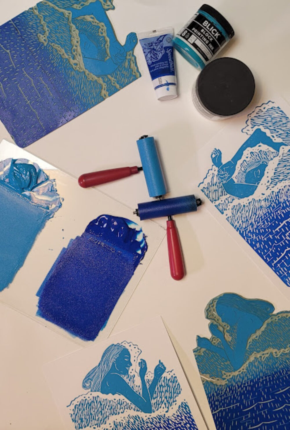 Learn Lino Printing With Erin Hollingshead image