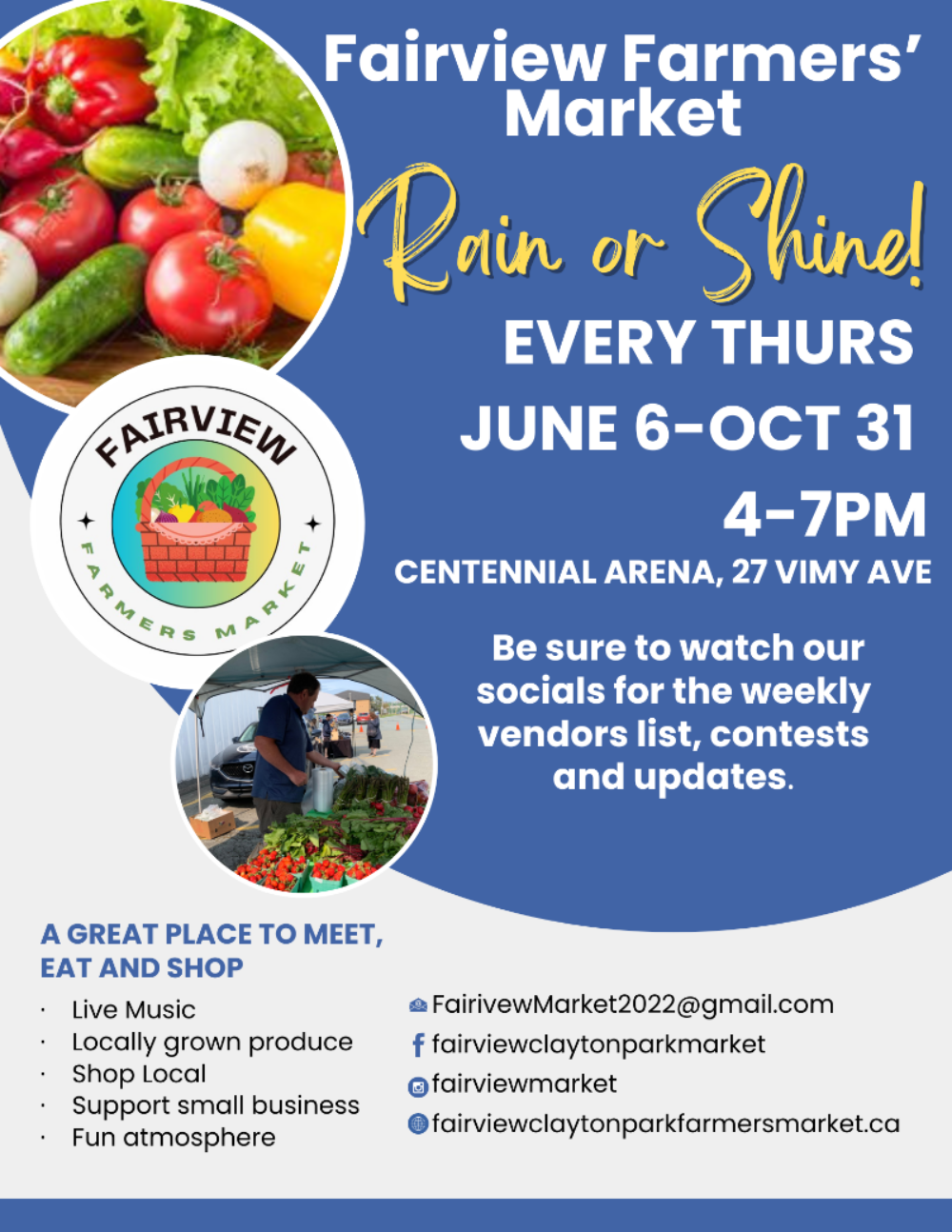Fairview Farmers Market - Welcome Back Students - Food Truck Rally image