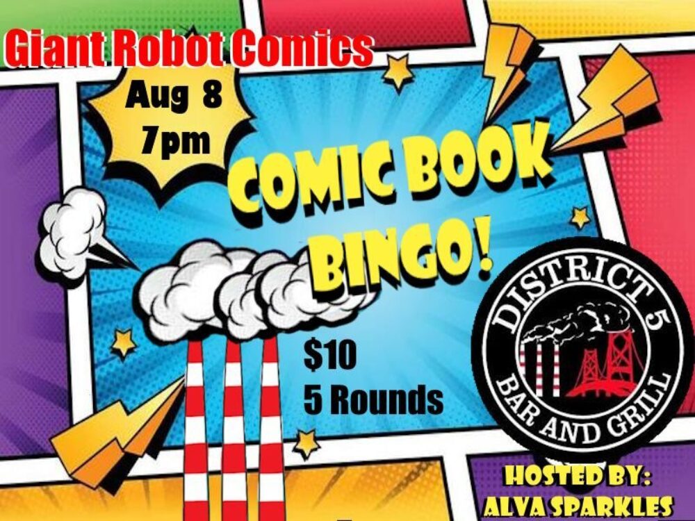 Comic Book Bingo at District 5 image