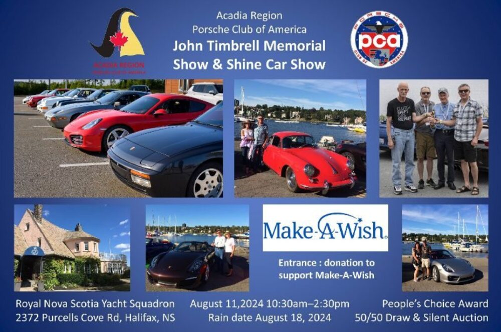 Porsche Club Car Show - John Timbrell Memorial Show & Shine Car Show image