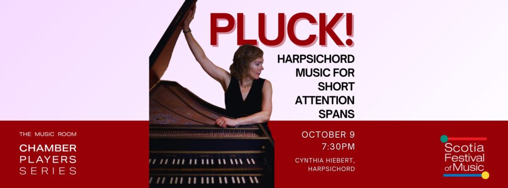 Pluck! Harpsichord Music for Short Attention Spans - The Music Room Chamber Players Series image