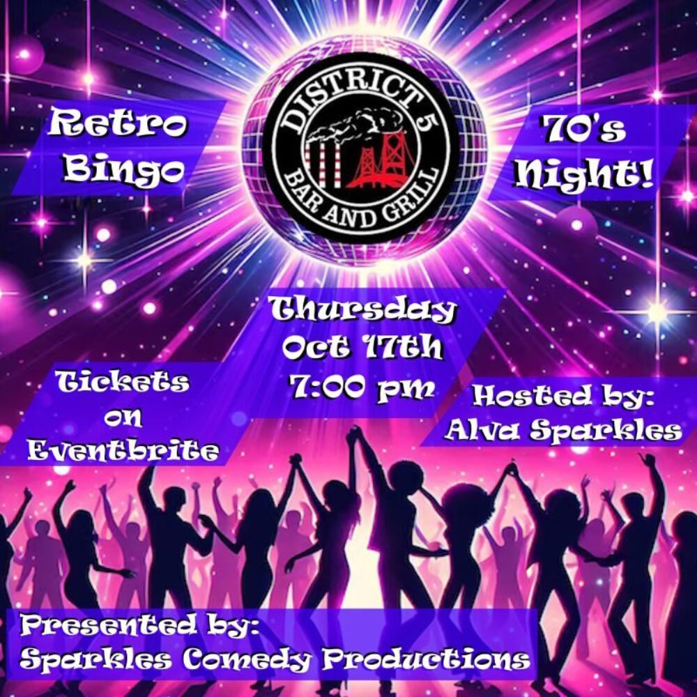 Retro Bingo at D5: 70's Night image