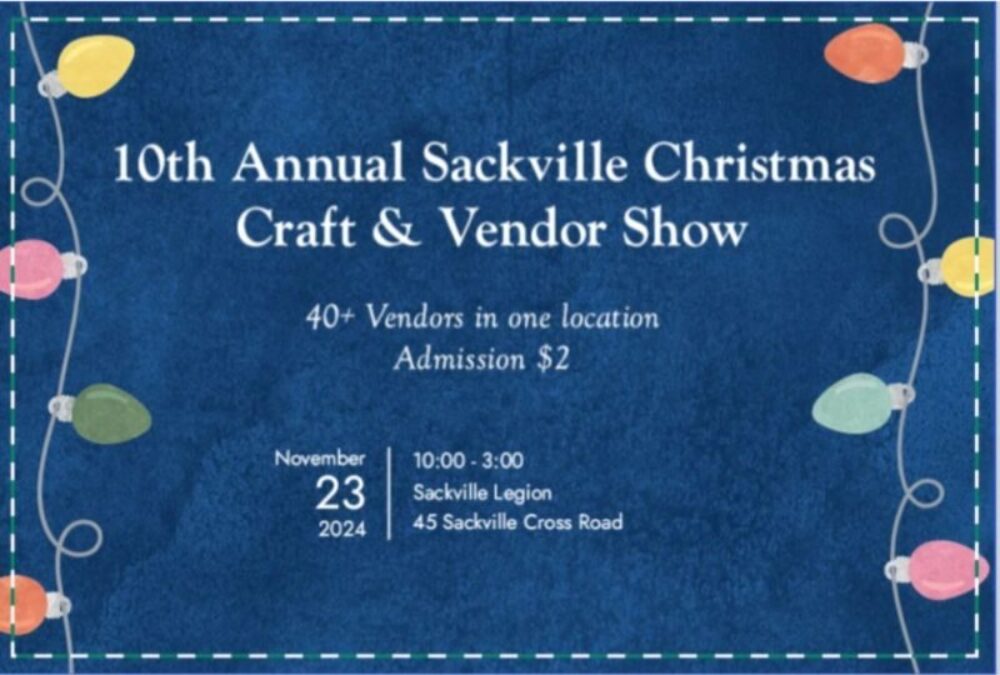 10th Annual Sackville Christmas Craft and Vendor Show image