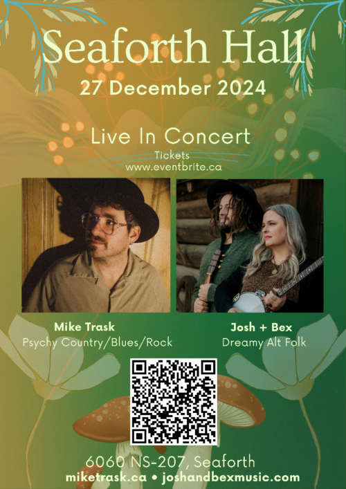 Josh and Bex Live at Seaforth Hall with Special Guest Mike Trask image