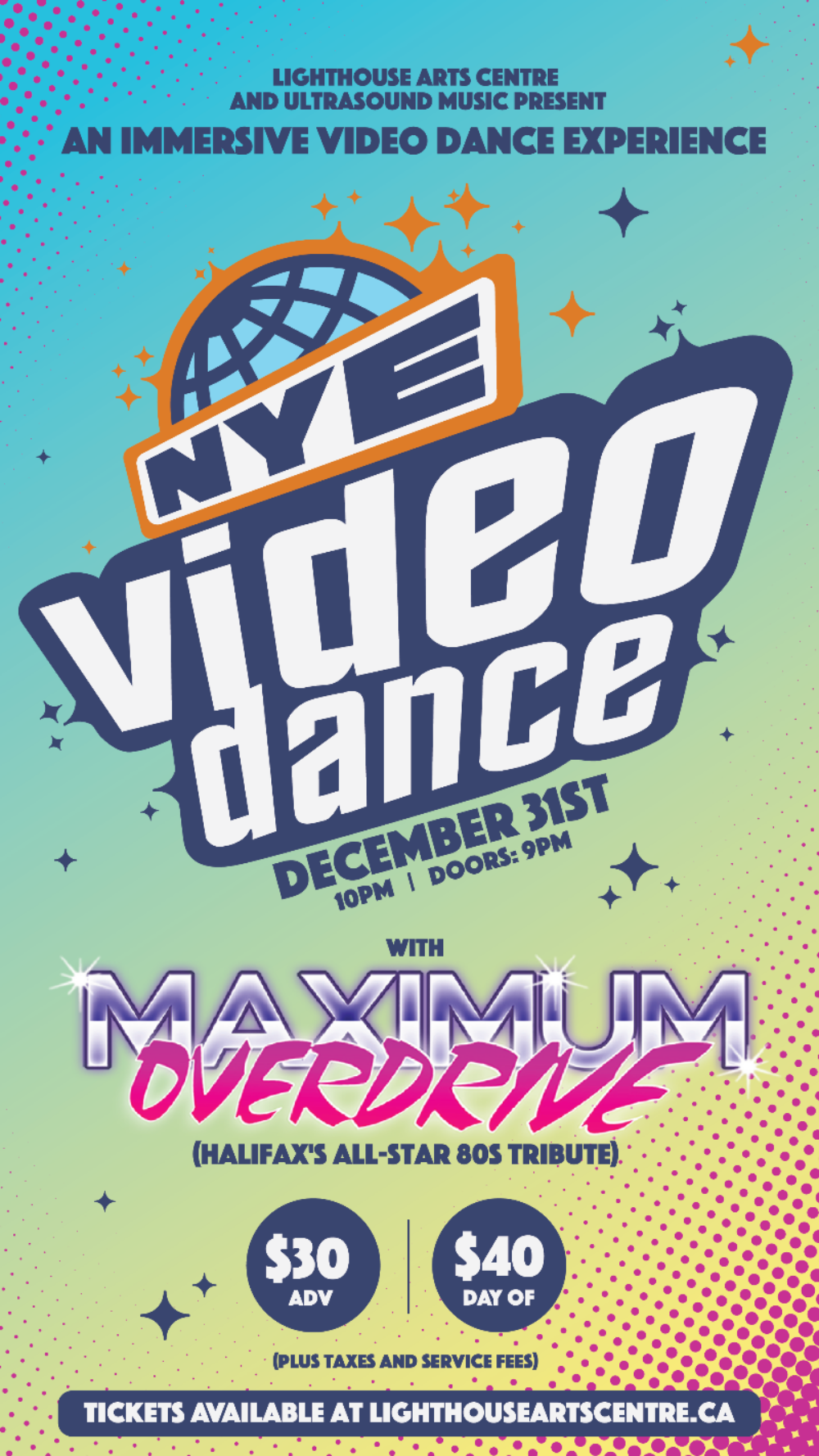 NYE Video Dance with Maximum Overdrive image