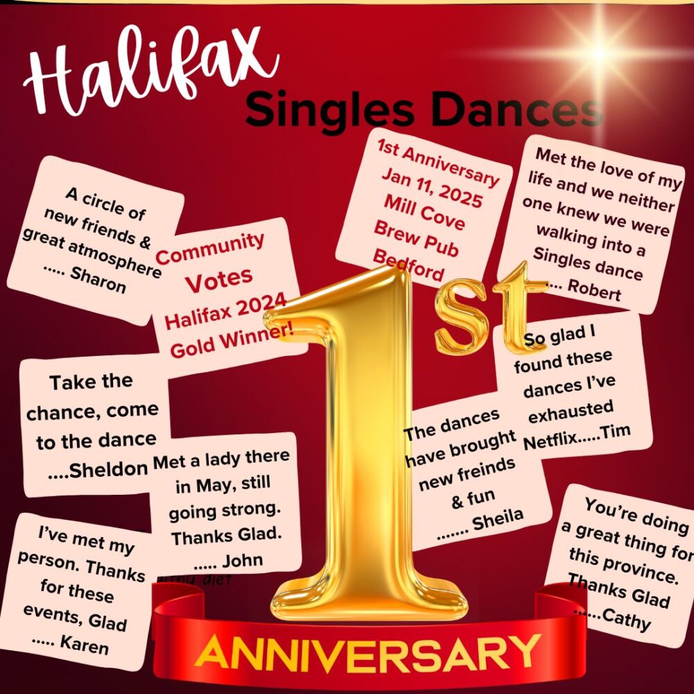 Halifax Singles Dances 1st Anniversary image