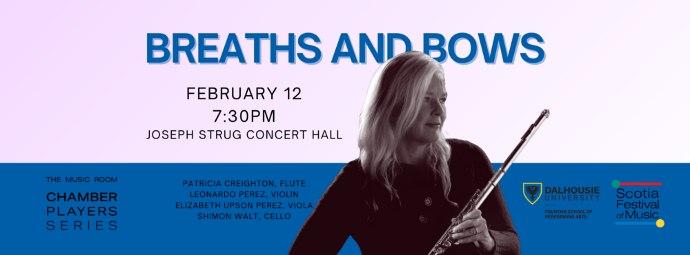The Music Room Chamber Players Series Presents Breaths and Bows image