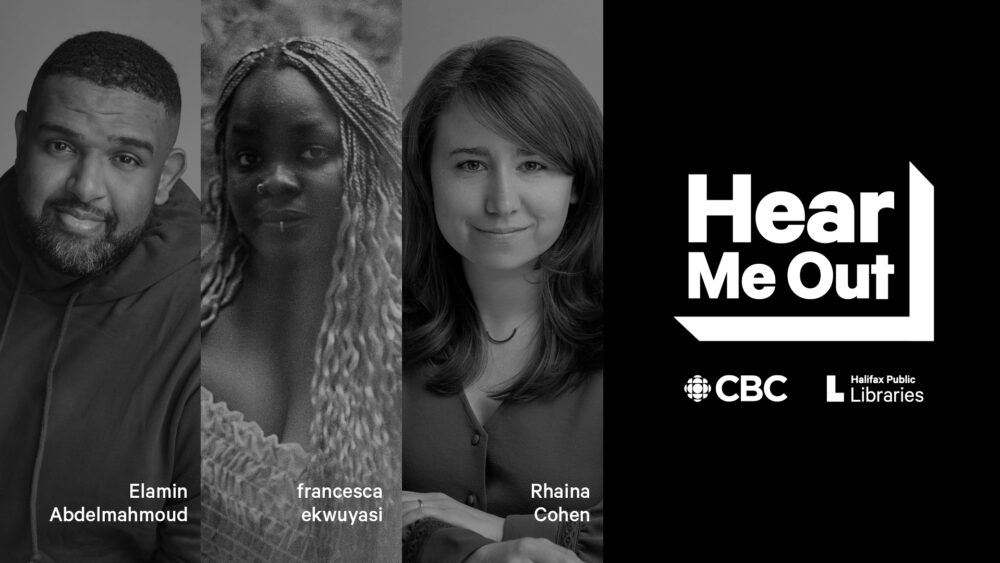 Free Public Talk Featuring CBC's Elamin Abdelmahmoud with Rhaina Cohen and Francesca Ekwuyasi image