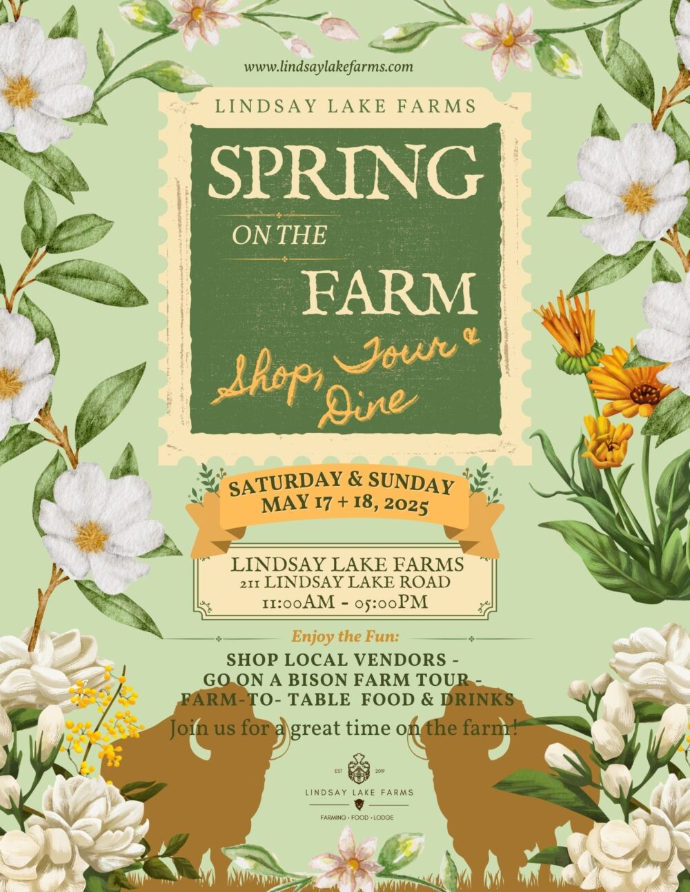 Spring on the Farm: Shop, Tour & Dine! image