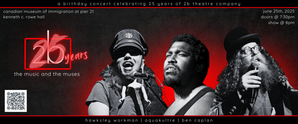 25 years: The Music and the Muses of 2b theatre company image