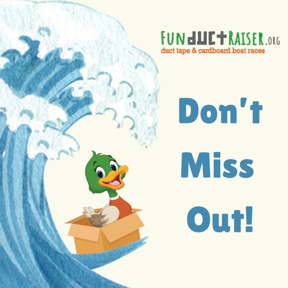 Fun-DUCT-Raiser: Cardboard and Duct Tape Boat Races image