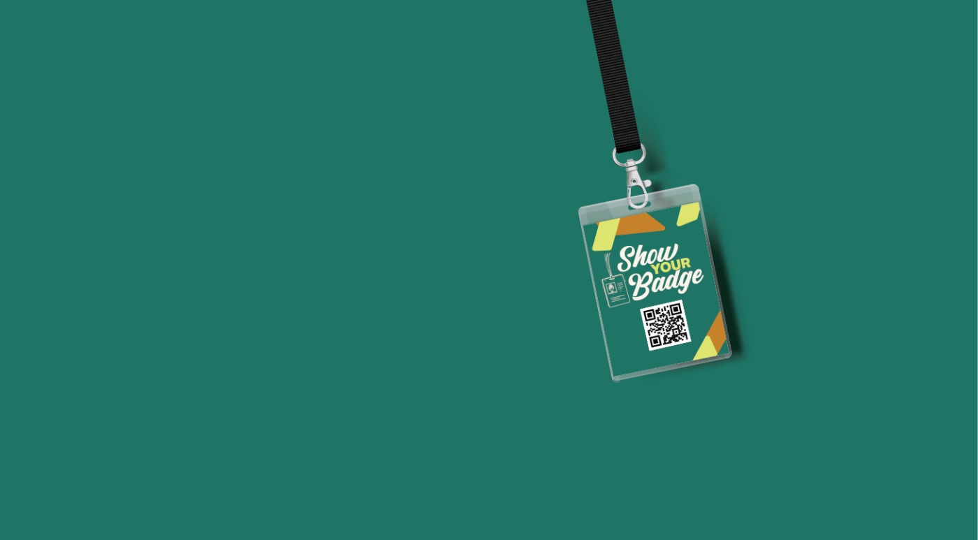 Show Your Badge hero image
