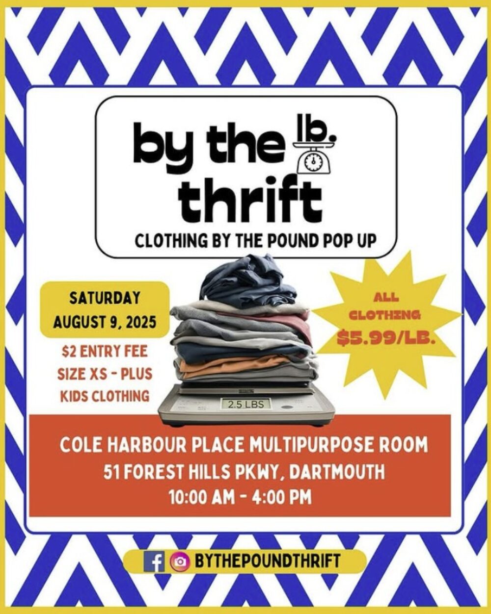 By The Pound Thrift August Pop Up image
