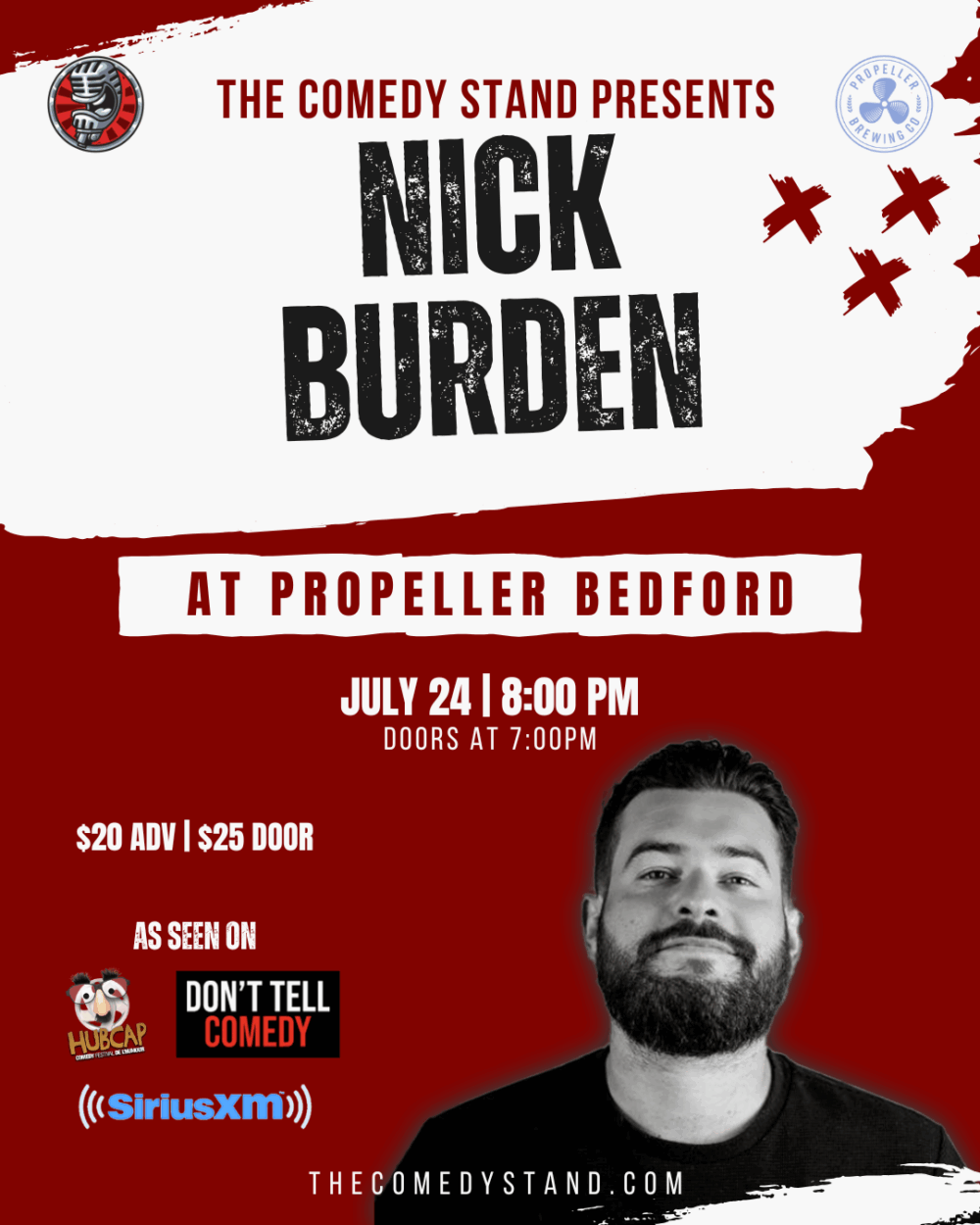 The Comedy Stand Presents: Nick Burden Live at Bedford Propeller image