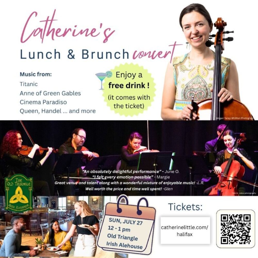 Catherine's Lunch & Brunch Cello Concert image