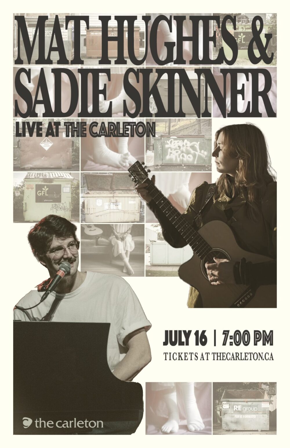 Mat Hughes and Sadie Skinner Live at the Carleton image
