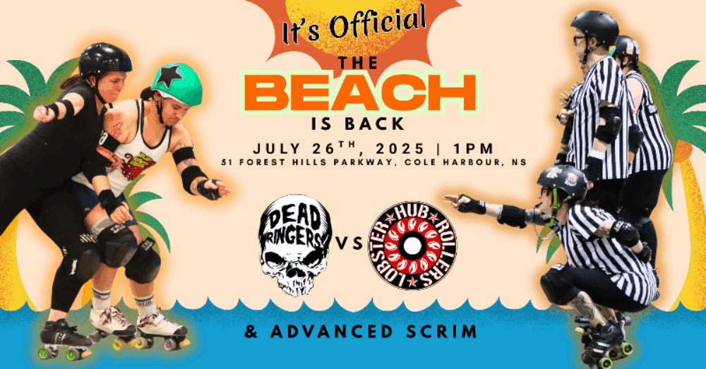 Roller Derby Home Game: It's Official, the Beach is Back! image