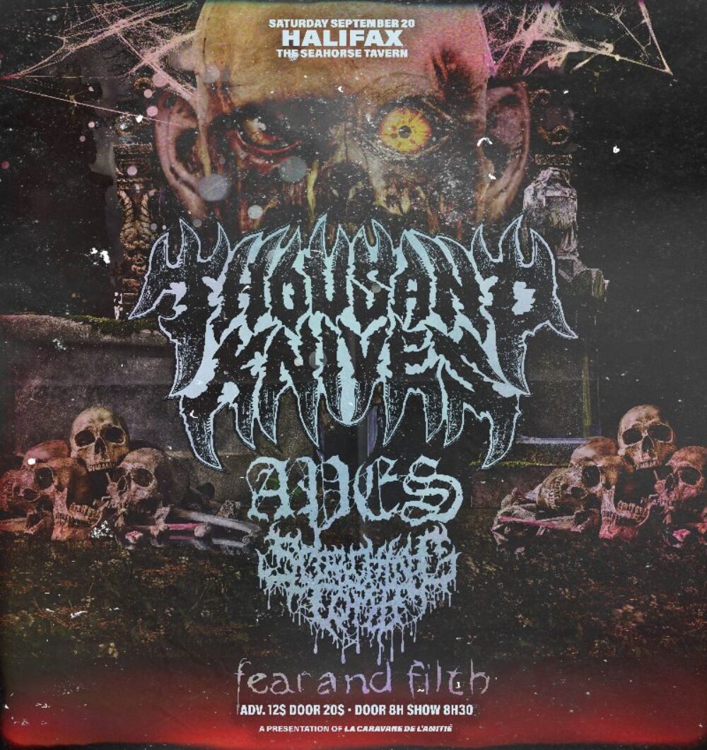 THOUSAND KNIVES, APES (QC), SCORCHING TOMB (QC), and FEAR AND FILTH image