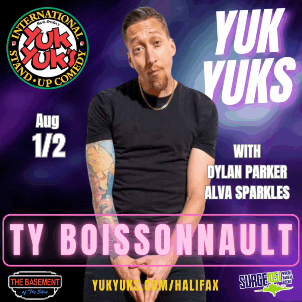 Yuk Yuks Halifax presents Ty Boissonnault! image