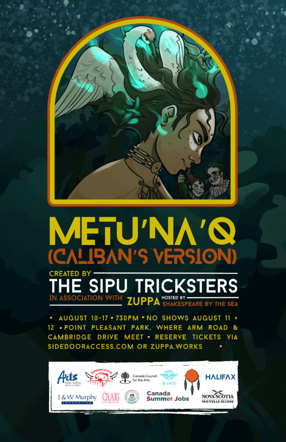 Metu'na'q (Caliban's Version) by The Sipu Tricksters, in association with ZUPPA, hosted by Shakespeare by the Sea image
