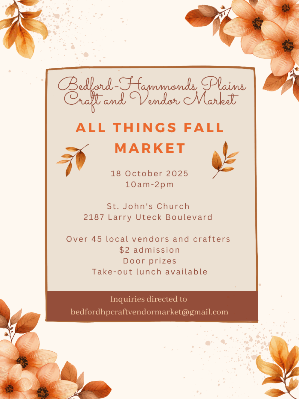 All Things Fall Bedford-Hammonds Plains Craft & Vendor Market image