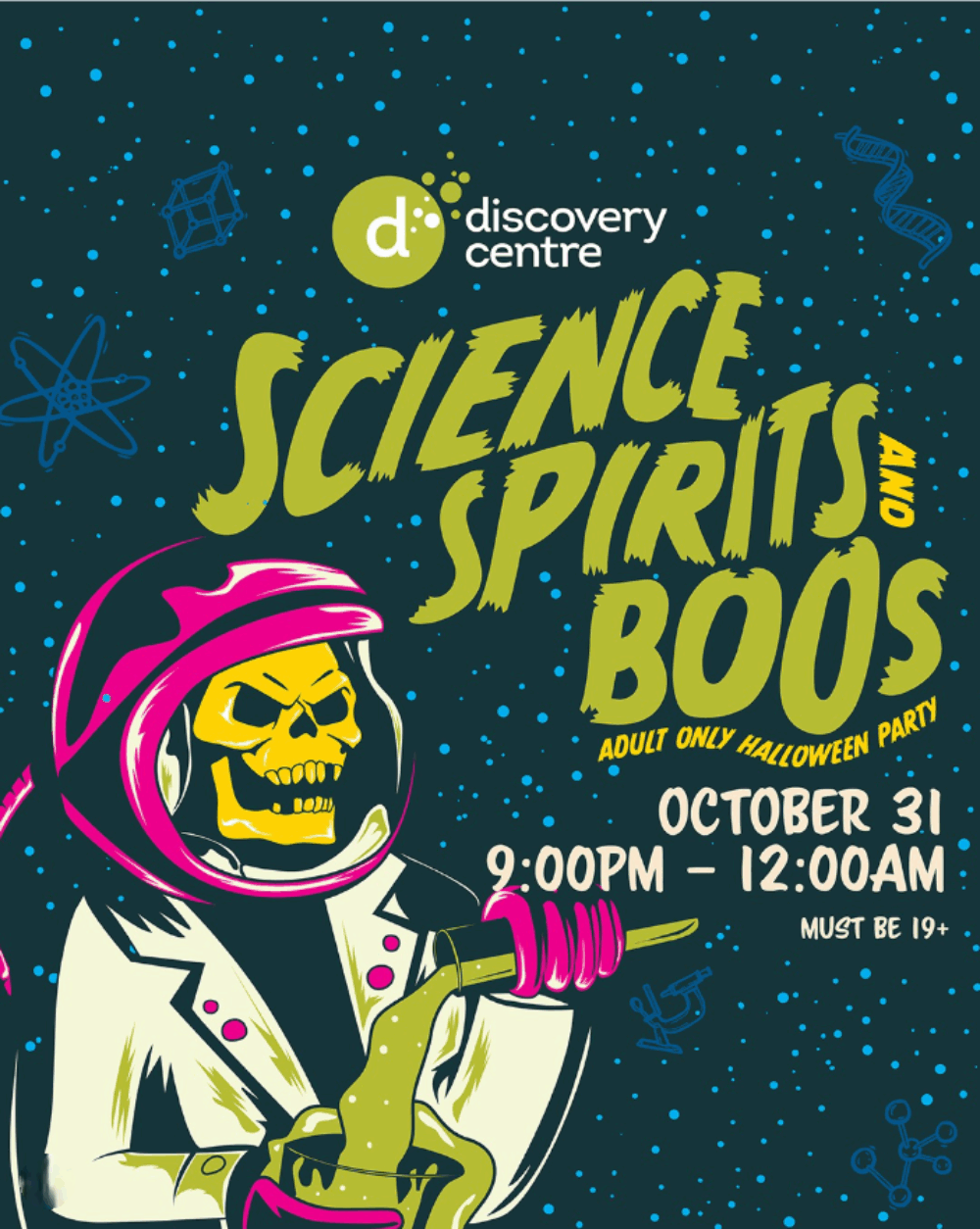 Science, Spirits, and Boos: 19+ Halloween Party image