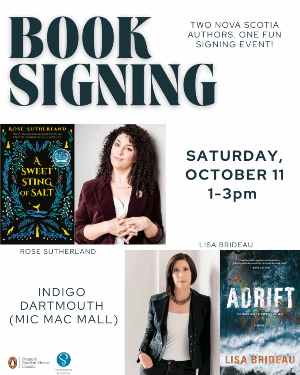 Book Signing event - Lisa Brideau & Rose Sutherland image