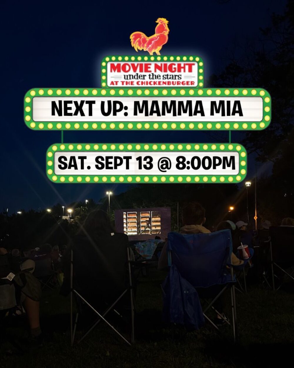 Movie Night at The Chickenburger: Mamma Mia! image