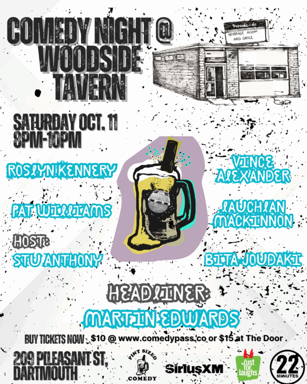 Comedy Night at The Woodside Tavern! image