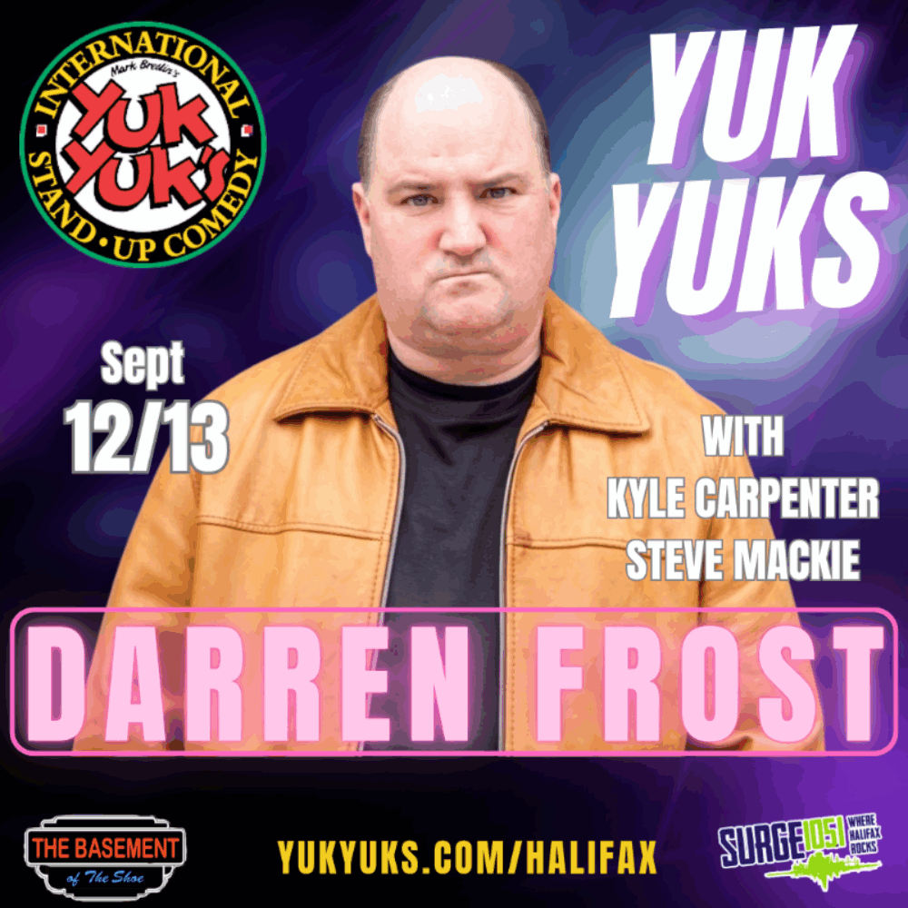 Yuk Yuks Halifax presents Darren Frost! image