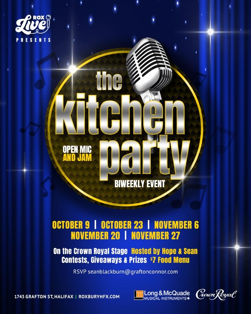 Kitchen Party Programme The Kitchen Party Open Jam - Discover Halifax
