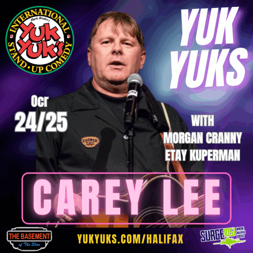Yuk Yuks Halifax presents Carey Lee! image