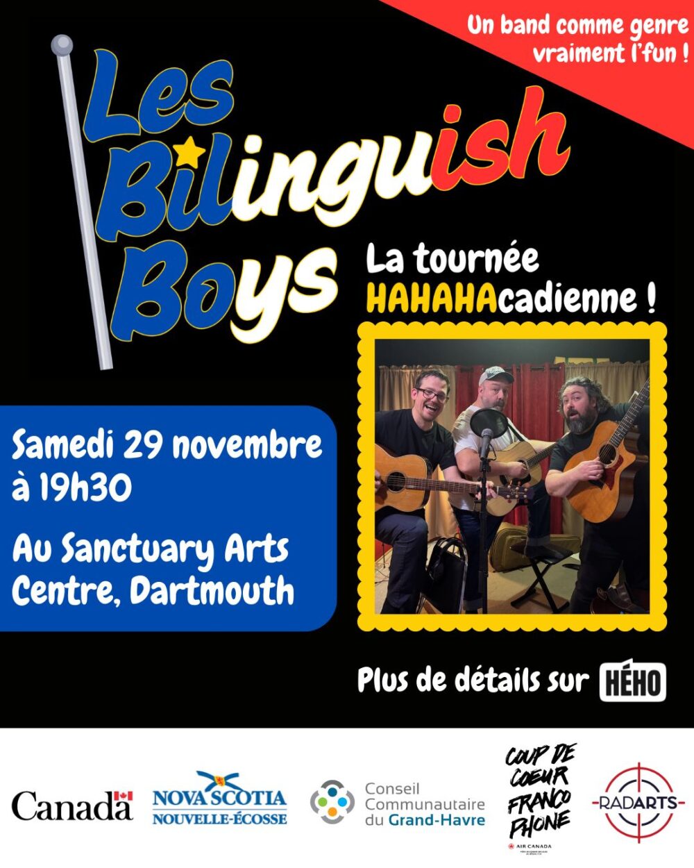 Les Bilinguish Boys are coming to Dartmouth! image