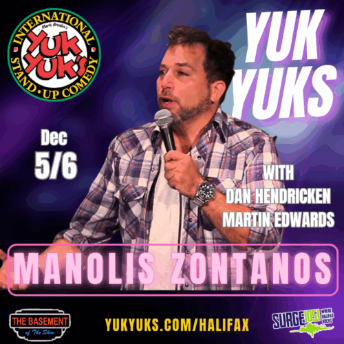 Yuk Yuks Halifax presents Manolis Zontanos! image