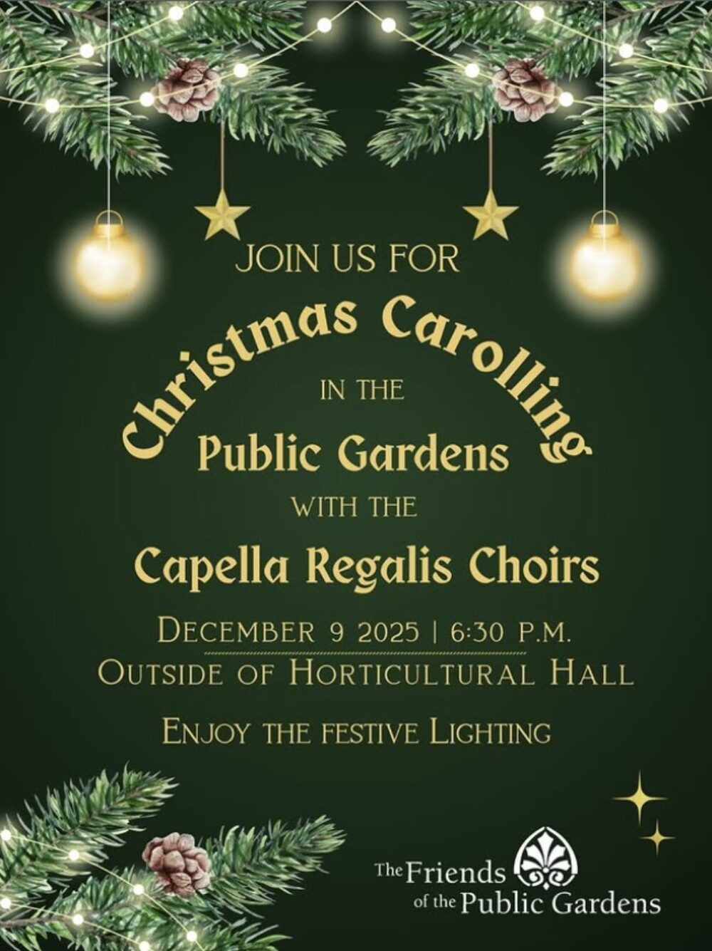 Christmas Carolling in the Public Gardens image