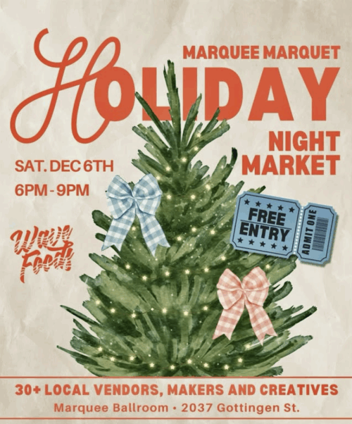 Holiday Night Market @ Marquee Ballroom image