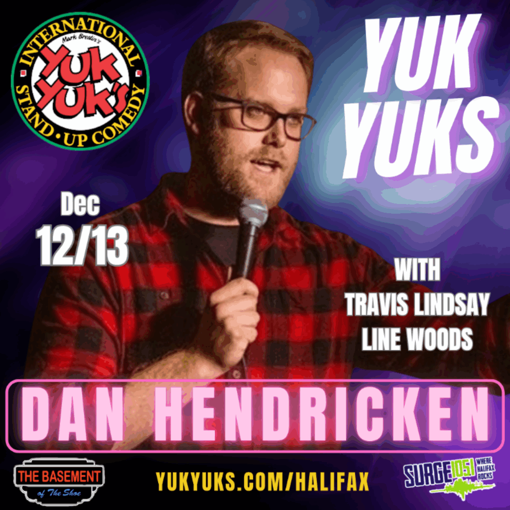 Yuk Yuks Halifax presents Dan Hendricken! image