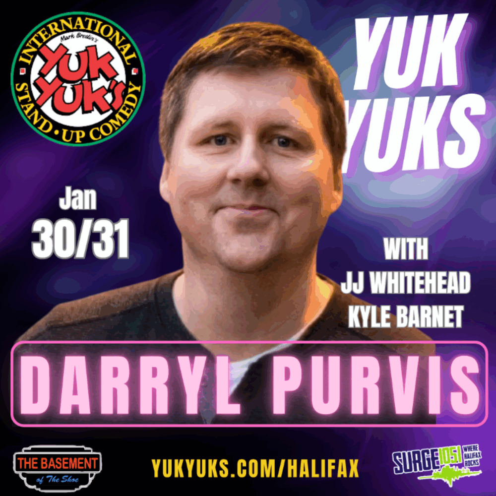 Yuk Yuks Halifax presents Darryl Purvis! image